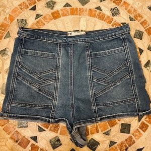 Denim shorts